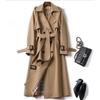Trench Coat Women Medium-length Women and Fall Slim Belt Comfortable Casual Knee-length Versatile Jacket