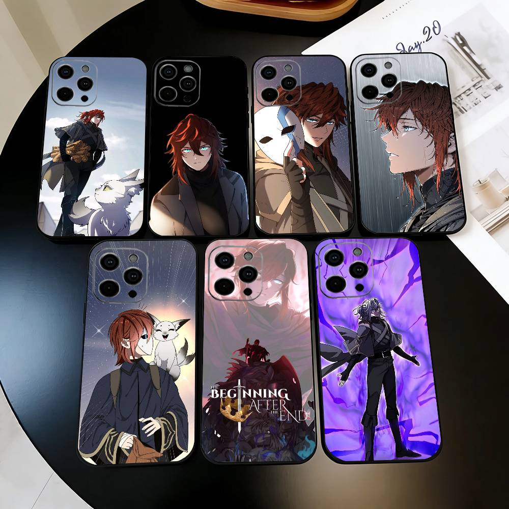Начало После Конца A-Артур Л-Лейвин-AL Чехол Для Телефона Для iPhone 17, 16,15,14,13,12,11 Plus,Pro Max, Другие Мягкий Черный Чехол