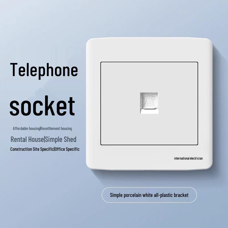 International Electric 1-Gang 4-Way Wall Switch Panel with Triple Button for Bedside Lamp