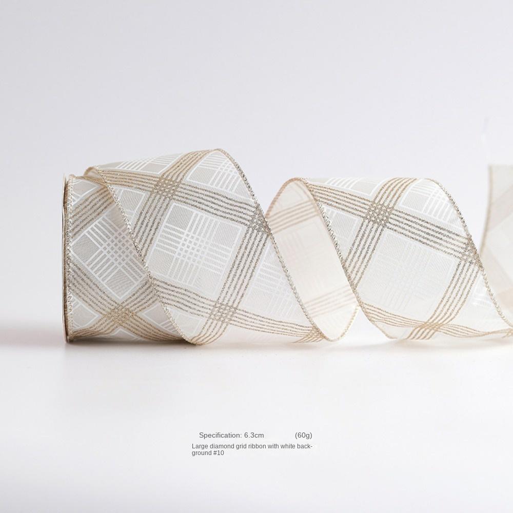 10 Yards Christmas Ribbons Imitation Hemp Material Bows Craft Decoration Christmas Decorations