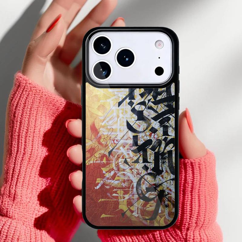 Чехол для телефона Pokras Lampas Art Graffiti для iPhone 17 Air 16e 15 14 13 Pro Max Задняя крышка для 12 11 Pro Coque