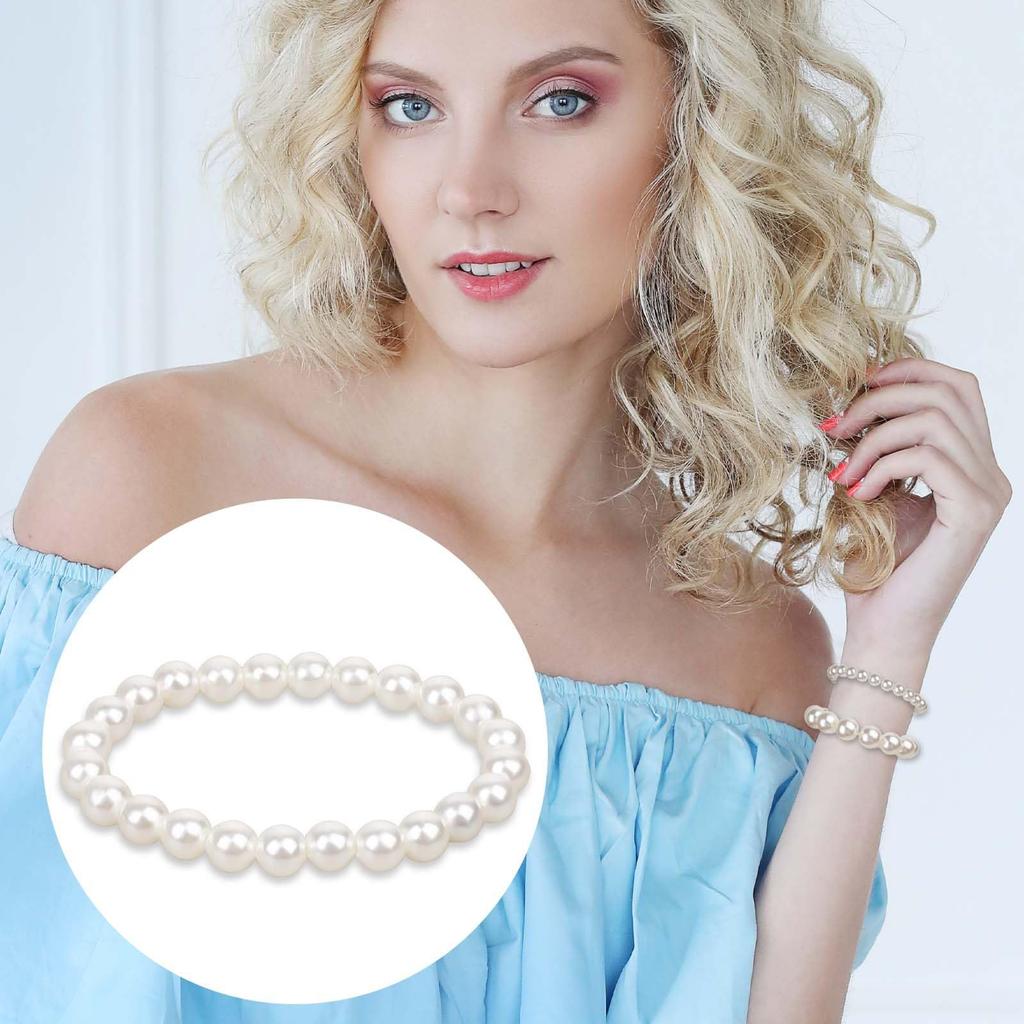 Multi - Layer Pearl Bracelet , Simple and Elegant Handmade Daily Wear Bracelet for Women