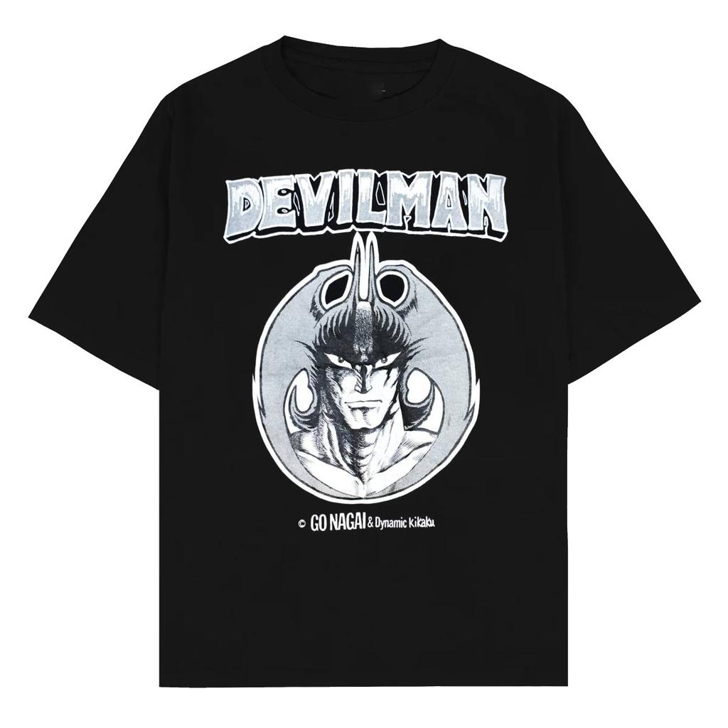 Редкая футболка DEVILMAN 90-х годов Аниме Короткий рукав Унисекс Аниме Футболка Мужская Женская Топ S-4XL