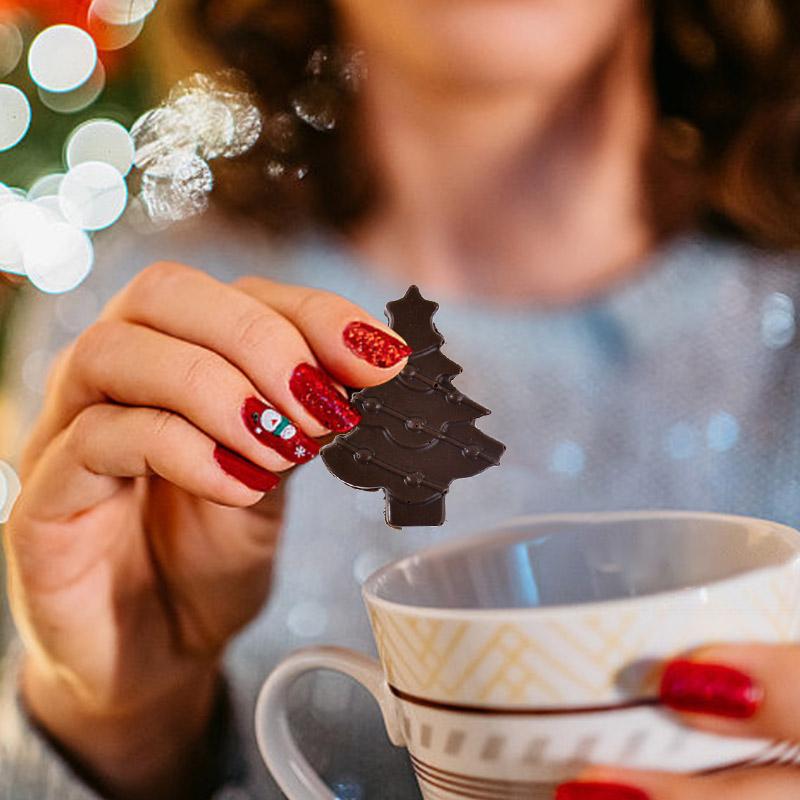 Рождественские силиконовые формы для шоколада, пряничный человечек, снежинка, рождественская елка, конфеты, печенье, инструменты для выпечки, новогодний декор для торта