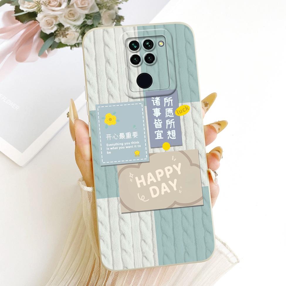 Чехол Для Redmi Note 9 4G Чехол Обложка Модный Мультяшный Милый Забавный Расписной Силиконовый Чехол M2003J15SC M2003J15SG M2003J15SS
