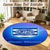 Round Rug Custom NameQueens Park Rangers FC Pattern Non Slip Carpet Home Floor Decor