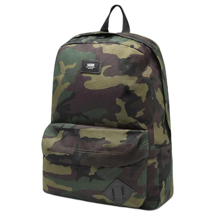 Vans Zipper Closure Nylon Backpack Men Backpacks Camouflage VN000ONIJ2R