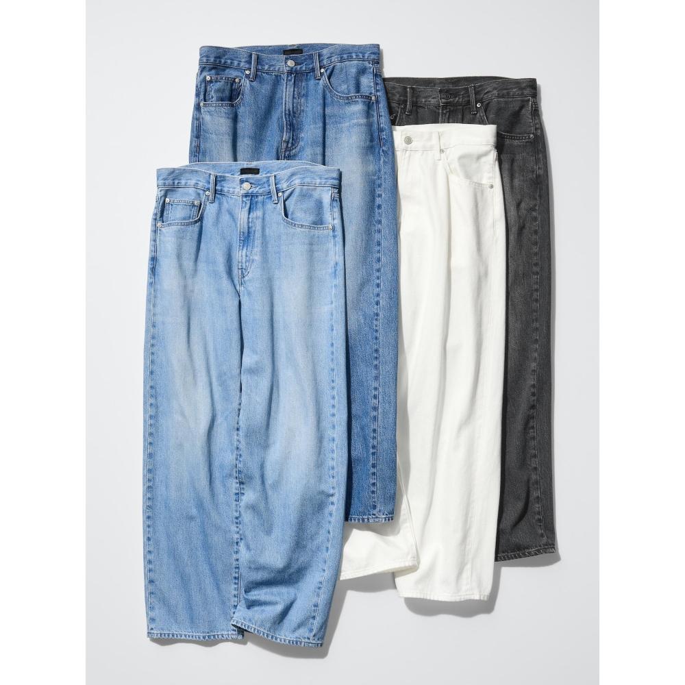 Uniqlo Японские мешковатые джинсы длинные
