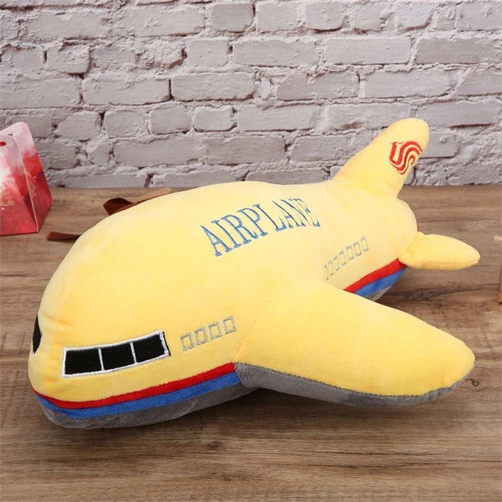 Pillow Pillow Dolls Airplane Plush Toys Stuffed Toys Simulation Airplane Aircraft Stuffed Pillow