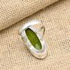 Gorgeous Peridot Gemstone Handmade 925 Solid Sterling Silver Ring Jewelry For Her