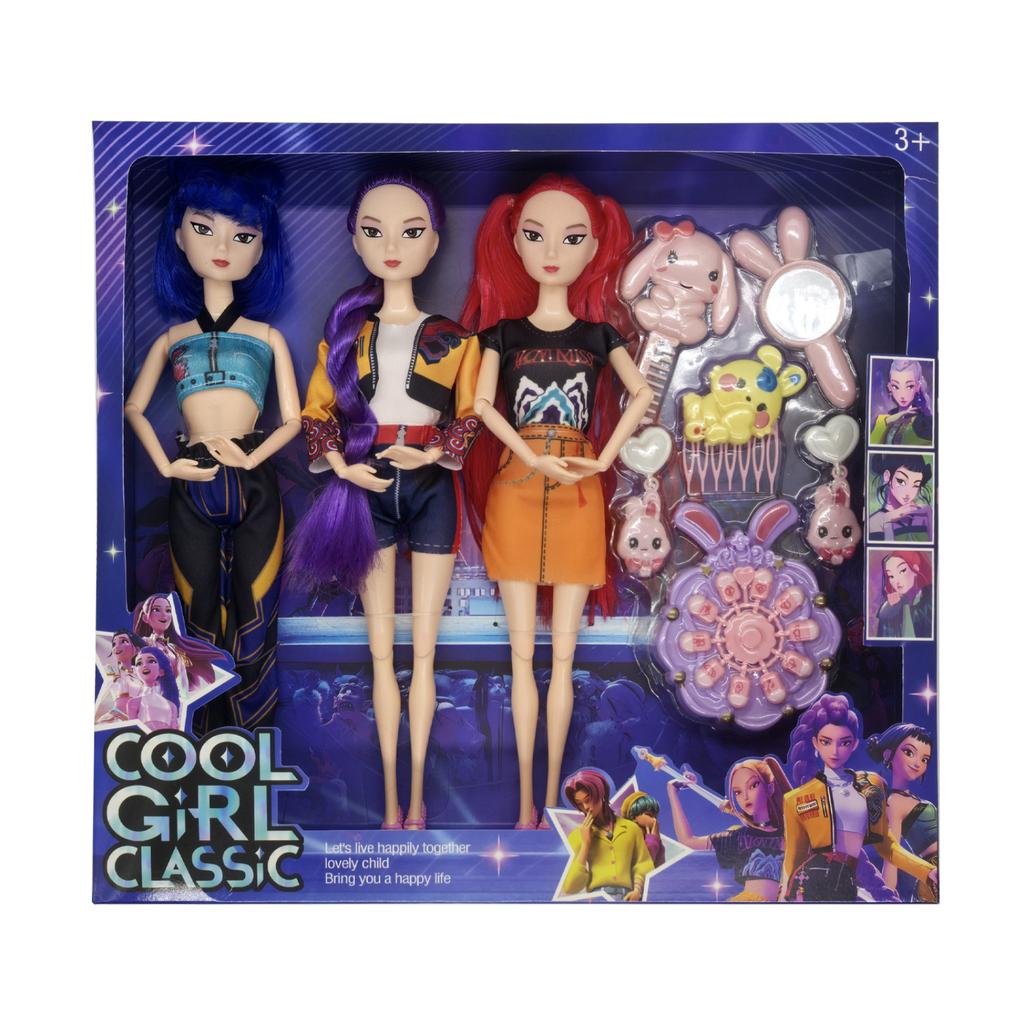 Коллекция модных пластиковых кукол с уникальными стильными нарядами и красочными прическами. Идеальный подарок для детей, чтобы и творить.
