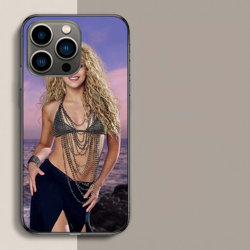 Чехол для телефона S-Shakira Singer для iPhone 17 Air 15 Pro 14 Plus 16 Pro Max 12 13 Mini 11 16E X XS Чехол Милый Fundas