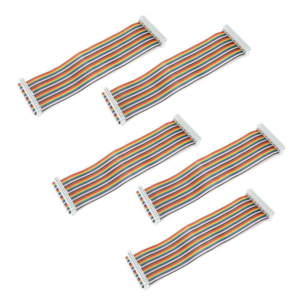 5PCS 20cm GPIO Cable Female To Female GPIO Wire for Raspberry Pi Cable Electronic Projects