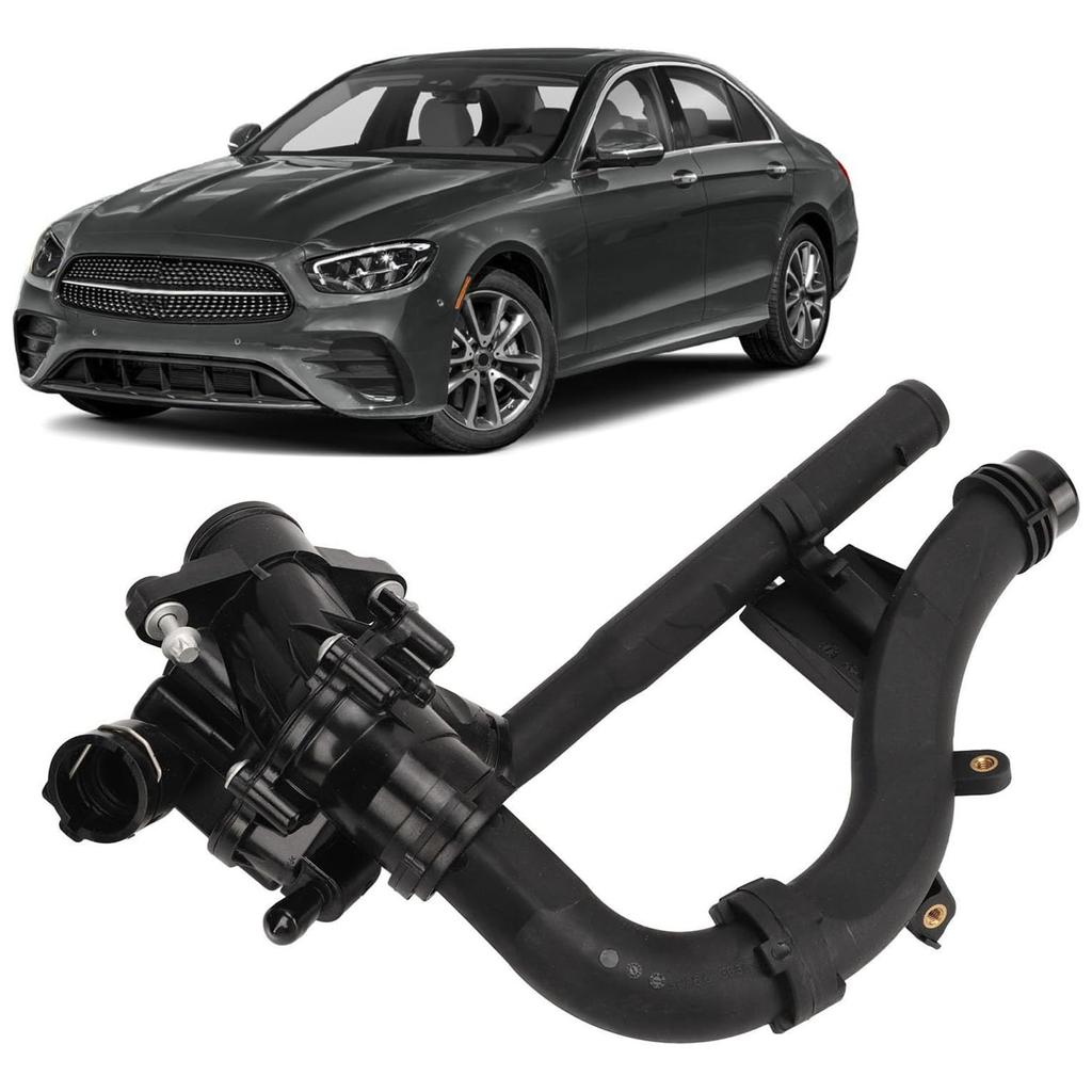 Регулятор термостата охлаждающей жидкости двигателя водяного насоса для M274 E20 C300 E300 W205 W213 W253 W212 2742000715 2742003400