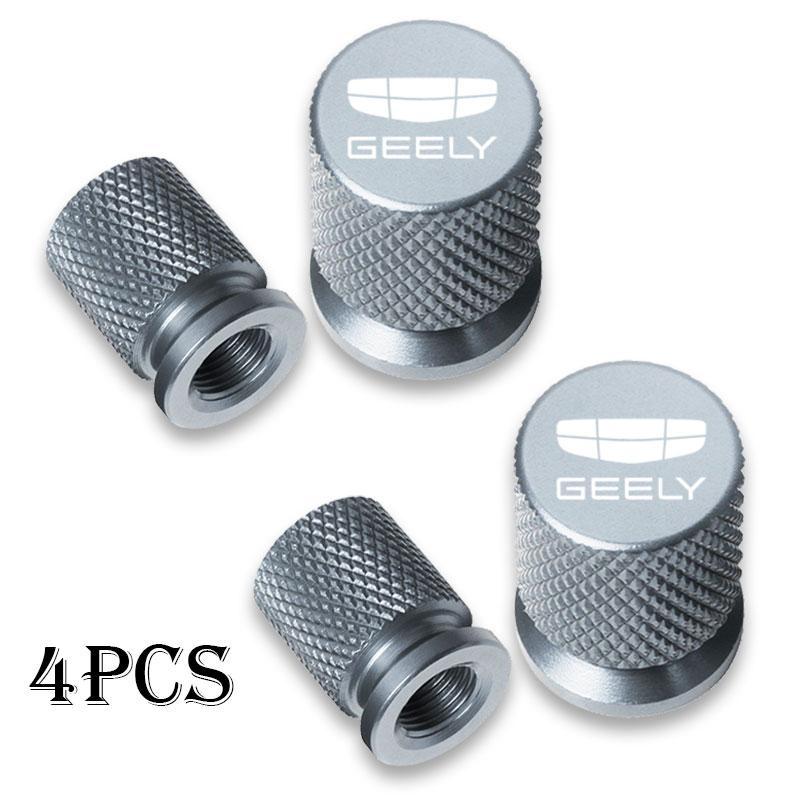 for Geely Atlas Coolray Emgrand EC7 EC8 X7 EX7 CK2 Car Wheel Tire Valve Caps Tyre Stem Covers Airdust Waterproof