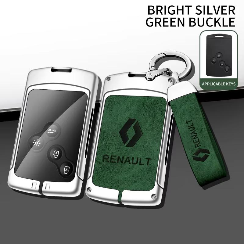 Interior Stickers Car Key Case Cover For Renault Koleos Kadjar Captur Megane Talisman Espace Clio Zoe Scenic 4 Arkana Dacia Sand