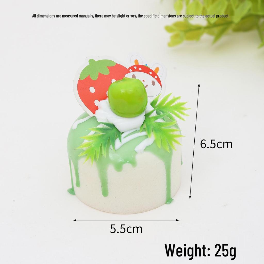 Креативная модель фруктового торта, магнит на холодильник и европейское украшение для витрины муссового торта