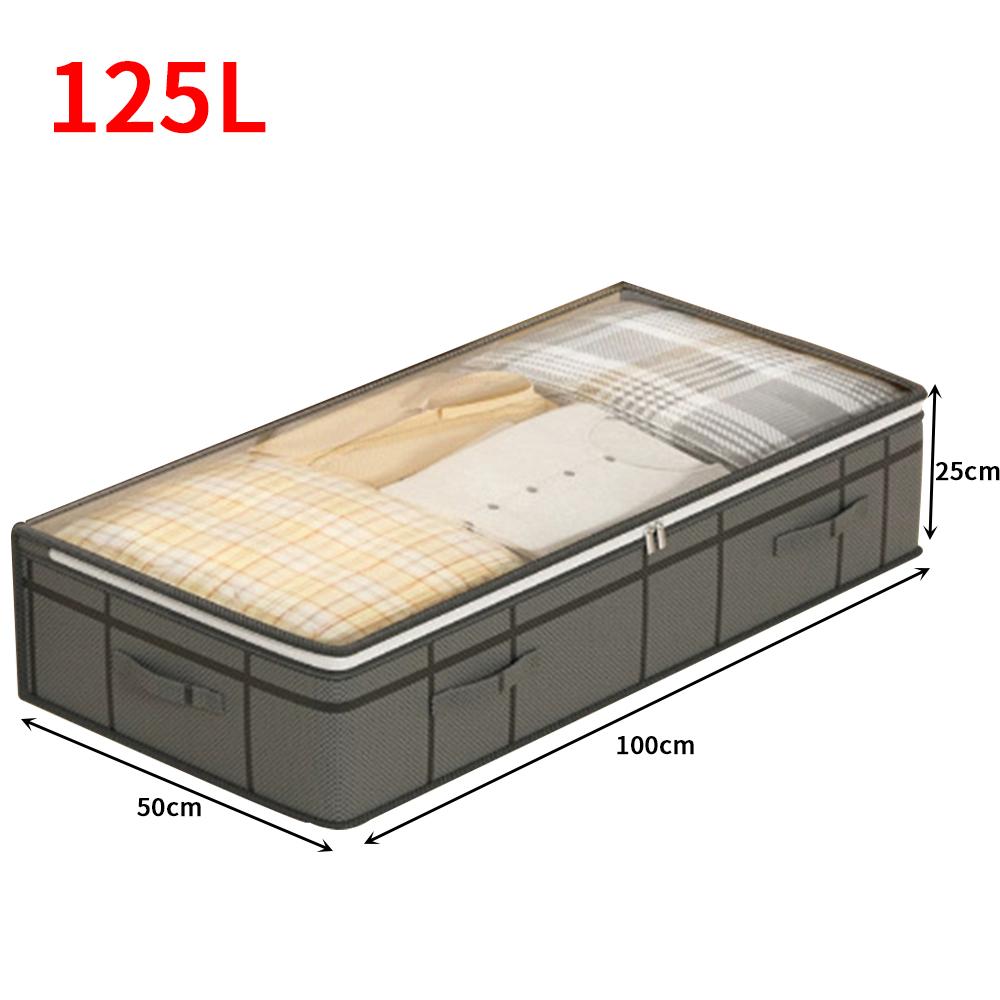 Large-Capacity Under-bed Clothing Organizer Quilt Blanket Storage Bag Foldable Sorting Bag Bedroom Closet Wardrobe Organizers