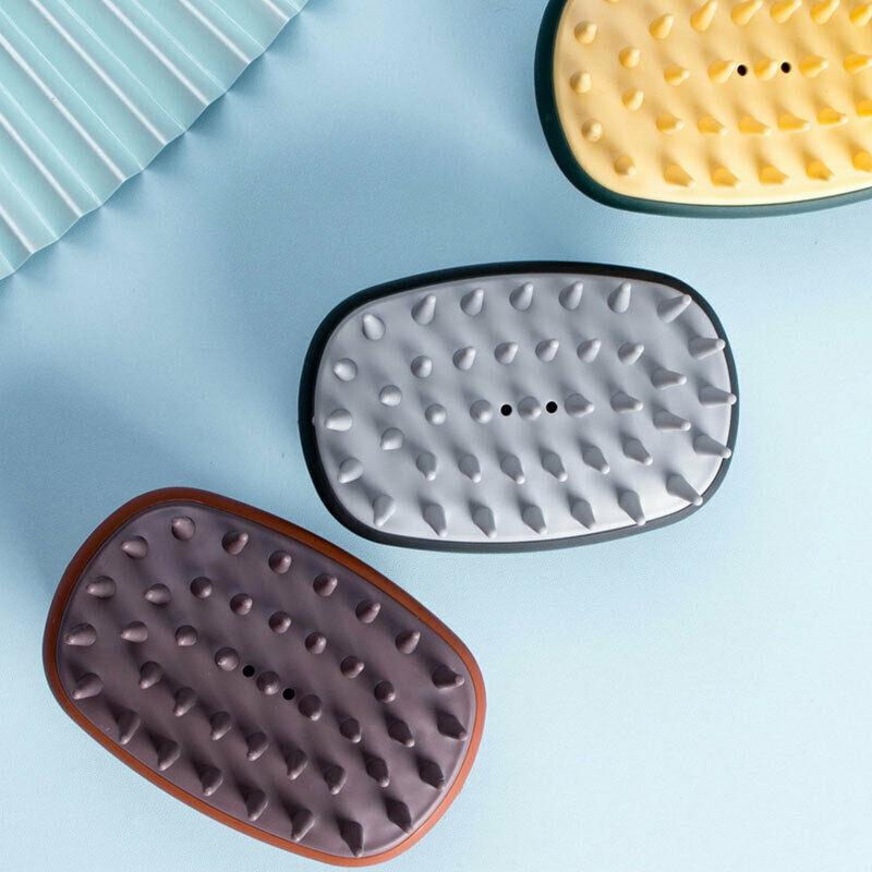 Массажер для кожи головы, шампунь, щетка, скребок для кожи головы, инструмент для удаления перхоти, влажные сухие волосы