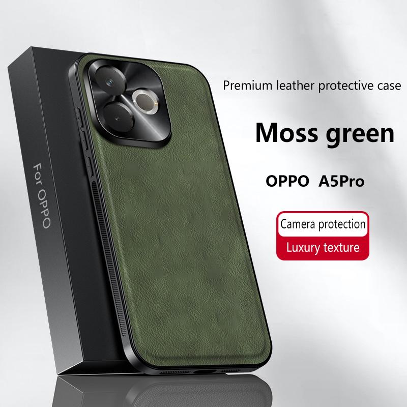 Для Oppo A5 Pro 5G Чехол Магнитный Элегантный Кожаный Износостойкий Объектив Полностью Закрытый Нескользящий Захват Защита Края Чехол