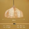40/60CM Bamboo Chandelier Bamboo Art Zen Tea Room Chinese Restaurant Japanese Rattan Lantern Retro Creative Art Lampshade