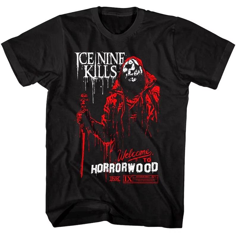 Мужская футболка Ice Nine Kills Добро пожаловать в Хоррорвуд Графическая футболка