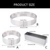 Round Cake Rings Cake Baking Mold Stainless Steels Dessert Rings Pastry Mould Dessert Baking Tool NonStick Mousse Mold