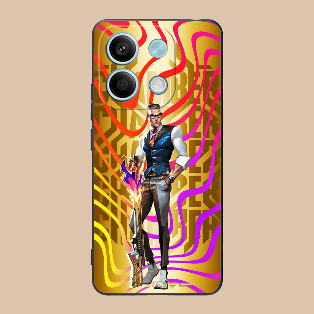 Valorant Chamber Mobile Phone Case for Xiaomi 15 14 13 12 Mi 11 T Ultra Lite Pro S X 5G Colour Protective Pretty Luxury Cover
