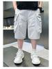 Children's clothing boys' summer shorts pants 2026 new thin summer clothing mid size children's mid size work pants trend