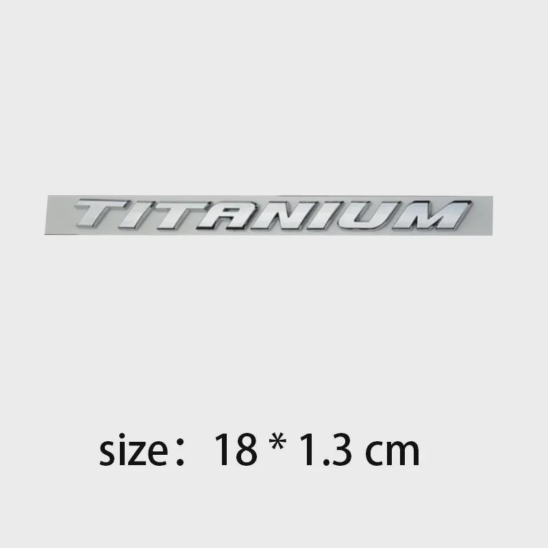 MONDEO Fiesta FOCUS EDGE TITANIUM Letter Badge Car Stickers for Series Car Modified Accessories Trunk Tail Decoration Decal