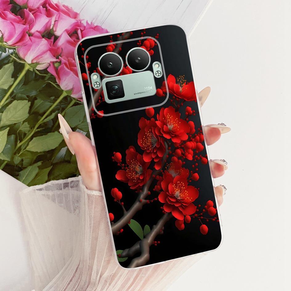 Чехол для Realme GT8 Pro 2025 RMX5210 Популярный Цветок Бантик Мягкий Тонкий Силиконовый Задний Чехол Для Realme GT 8 GT8 RealmeGT8 5G Coque