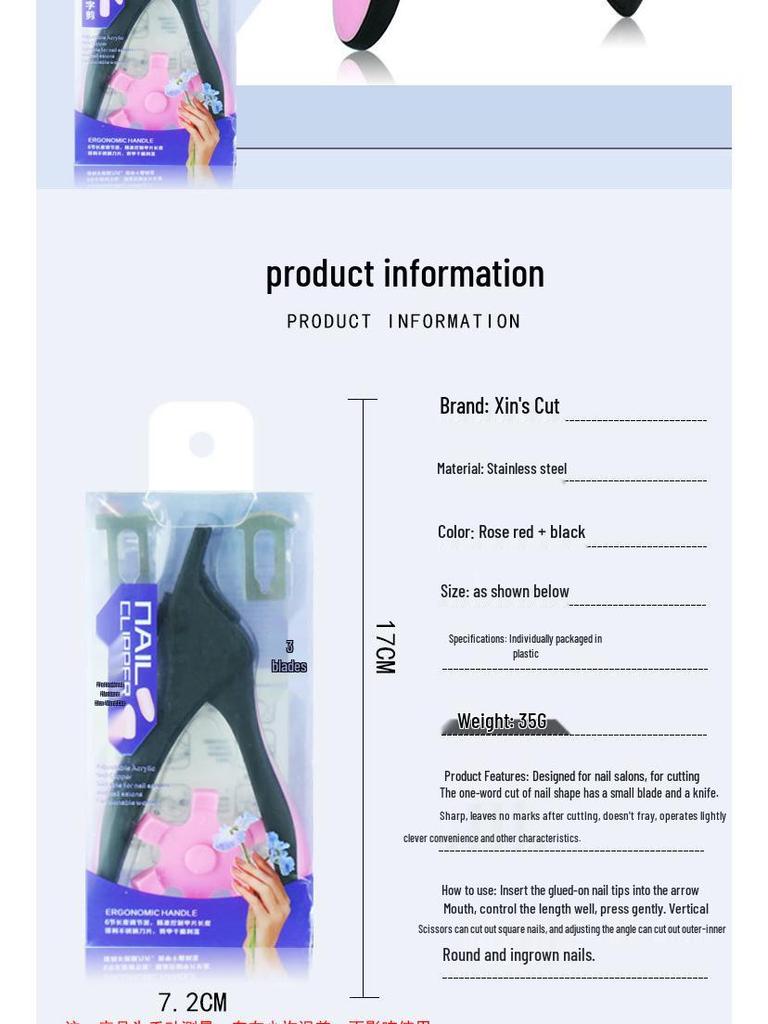 Multifunctional U-Shaped Nail Tip Cutter: Anti-Splash Scissors for French and Gel Extensions