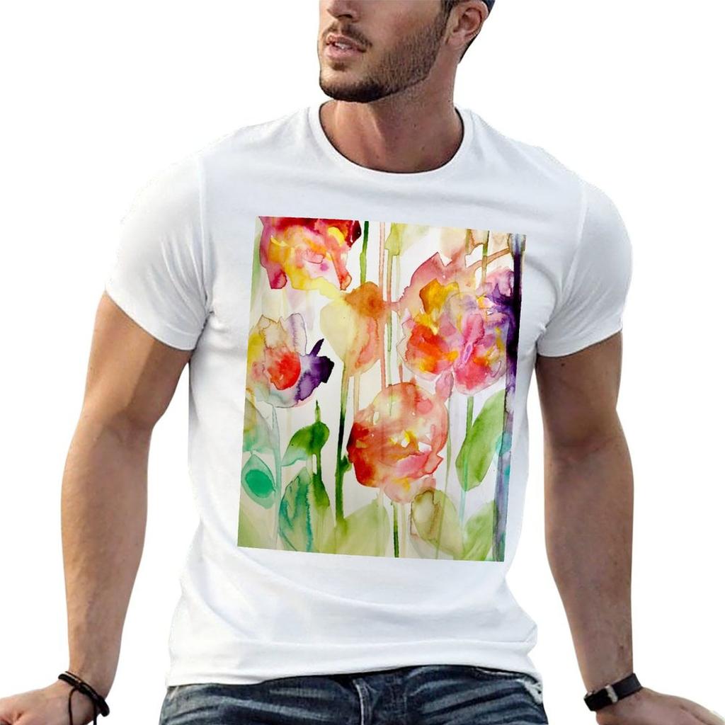 floral love TShirt Fashion Letter Print TShirt