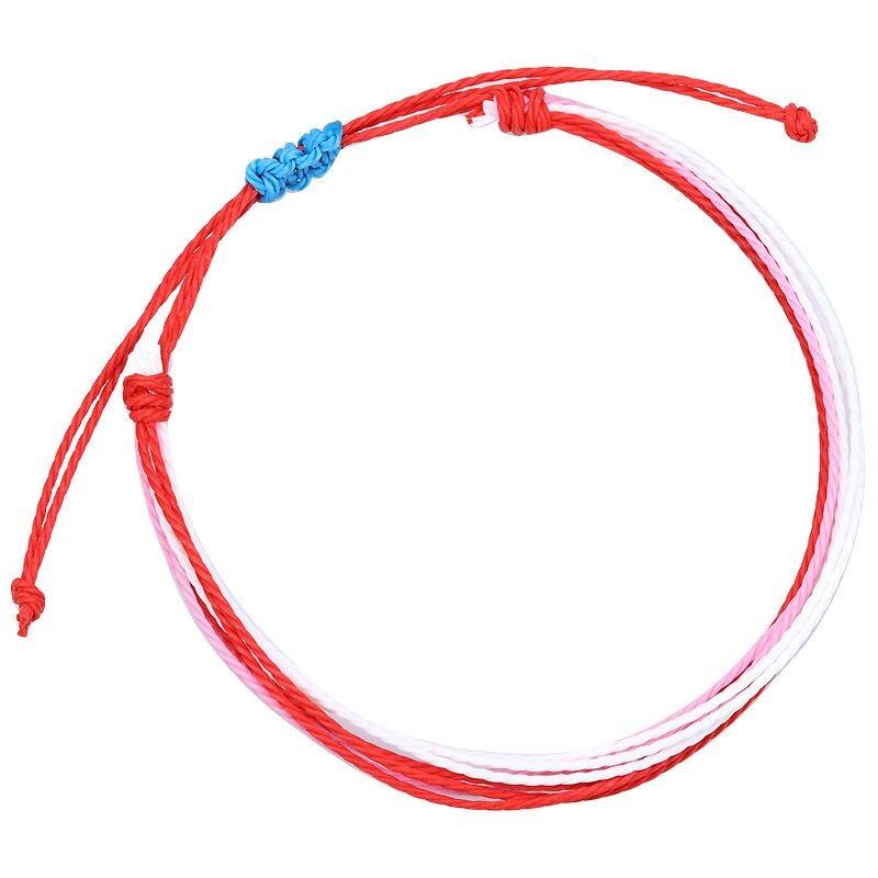 16 цветов, богемный, ручной работы, многослойный, цветной, счастливый, хлопковый, веревочный, водонепроницаемый, женский, солнечный, пляжный, серфинг, ювелирные изделия