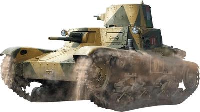 IBG Итальянский средний танк Пластиковая модель PB72122 1/72 M11/39