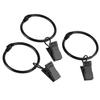 Curtain Ring Openable Ring Suspend Simple Installation Fall-resistant Curtain Rod Hook Bathroom Supply
