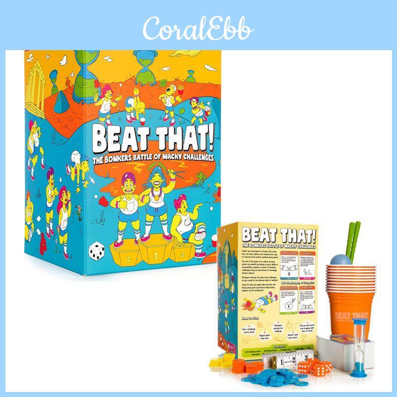 Уморительная настольная игра Beat That Для семей Детей Взрослых С 160 Безумными Испытаниями