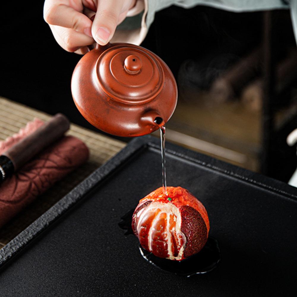 Simulated Peeled Orange Tea Pet Corrosion-resistant Tangerine Tea Table Ornament Tea Room