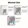 Rocko's Modern Life 2D Flat Pattern Flannel Blanket High quality All Seasons Warmth and Comfort Perfect for Christmas Gifts.PMT0914432