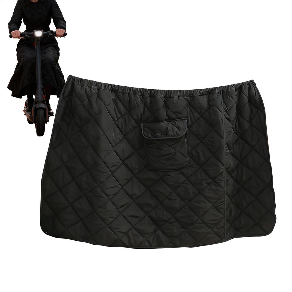 Мотоциклетный фартук для ног Водонепроницаемый чехол для ног скутера Утолщенное бархатное одеяло Плюшевая подкладка Мотоциклетный теплый чехол для ног