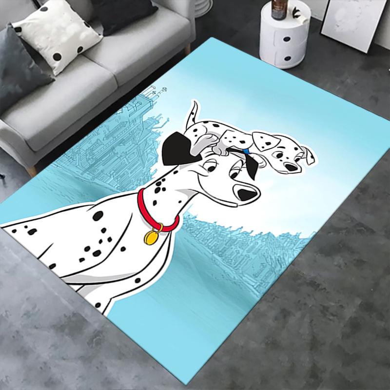 Office Rug Dalmatian, puppy theme 3D Printed Anti-Slip Rug-Machine Washable for Living Room