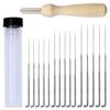 Fenrry62/64Pcs Felting Needles Kit Multipurpose Wool Felt Sewing Needles Portable DIY Craft Felt Tools for Professional Beginner