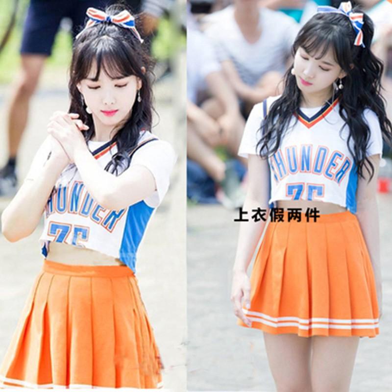 Cheerleading Outfit TWICE Group Stage Performance Dance Costume Party Annual Event
