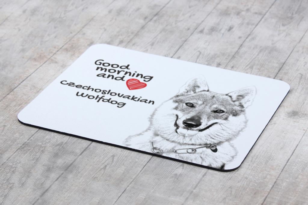 Czechoslovakian Wolfdog, Vlcak – Mouse pad with print, personalized dog-themed mouse pad | Art-Dog
