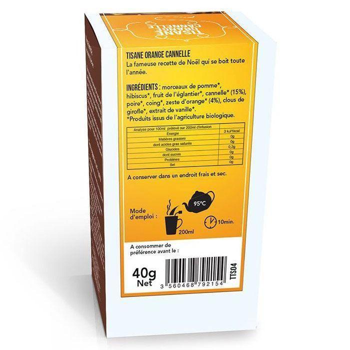 Tisane Bio Orange Cannelle 20 sachets