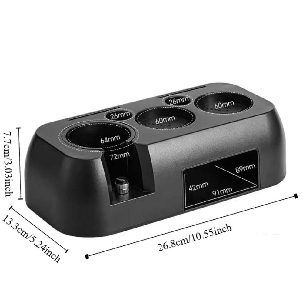 Household Universal Coffee Tamper Station Non Slip Base 51-58mm Espresso Tamper Holder ABS Coffee Portafilter Storage Rack Cafe