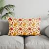 Домашний Декор Подушка с Принтом Осеннего Кленового Листа Подходит Для Дивана Спальни Автомобиля Наволочка Подушка Прямоугольная Подушка для Спины