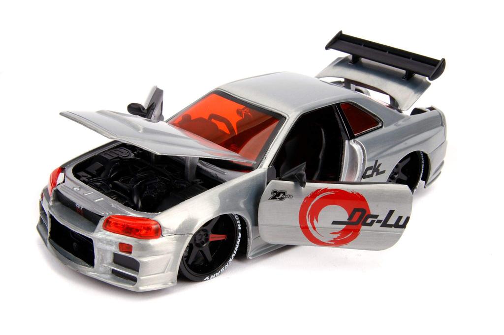 JADA TOYS Мини-машинка 20th ANNIVERSARY 2002 Nissan Skyline 20th Anniversary Series 1/24 GT-R (Р34)