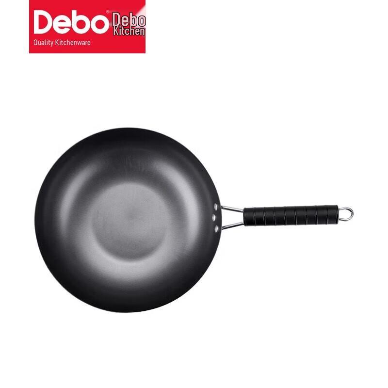 Debao DEP-279 Carbon Steel Wok, 30cm