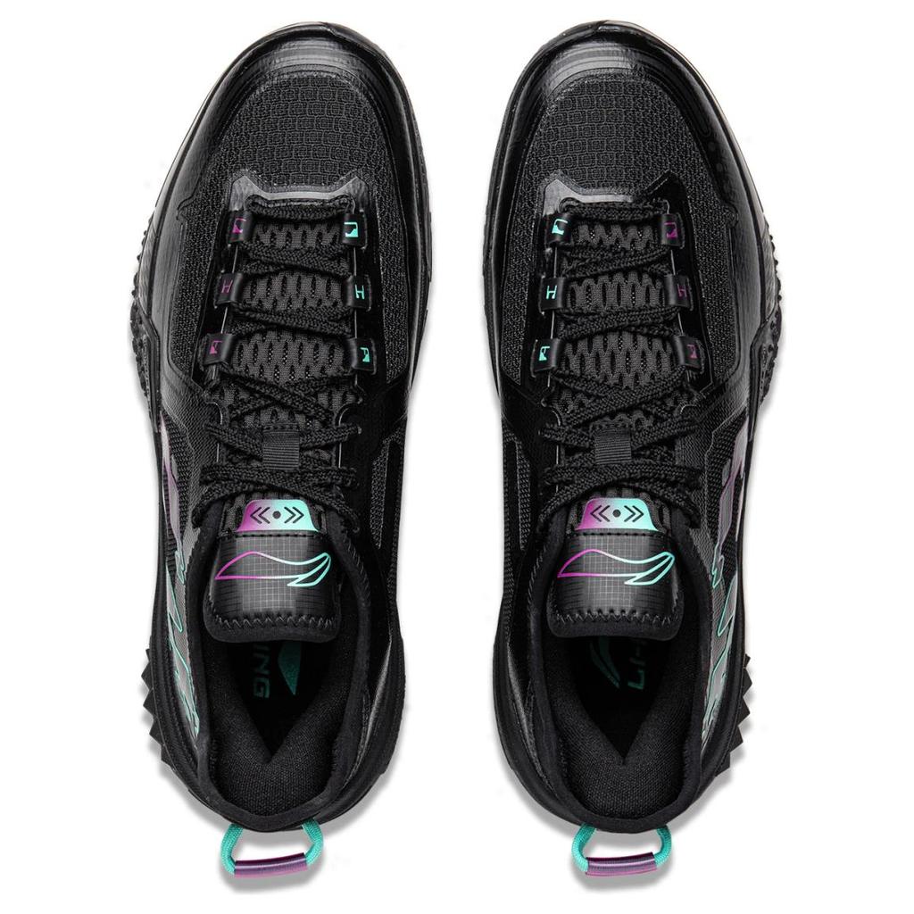 Li Ning Jie Ao Амортизирующие Нескользящие Износостойкие Дышащие Легкие Упругие Низкие Баскетбольные Кроссовки ABFU019-14